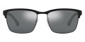 Matte Black / Light Gray Mirrored Black