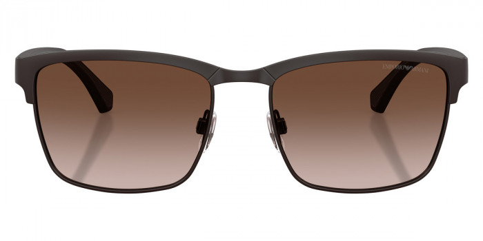EMPORIO ARMANI™ EA2087 339013 56 - Matte Brown/Rubber Gray