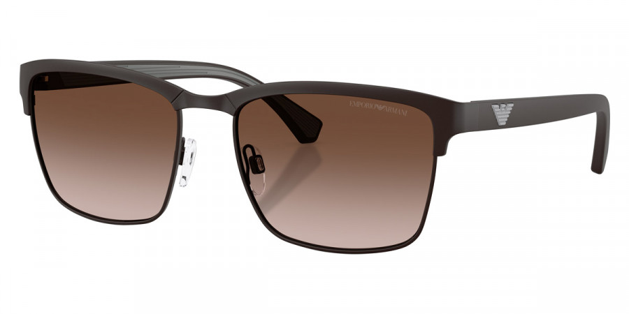 Color: Matte Brown/Rubber Gray (339013) - Emporio Armani EA208733901356