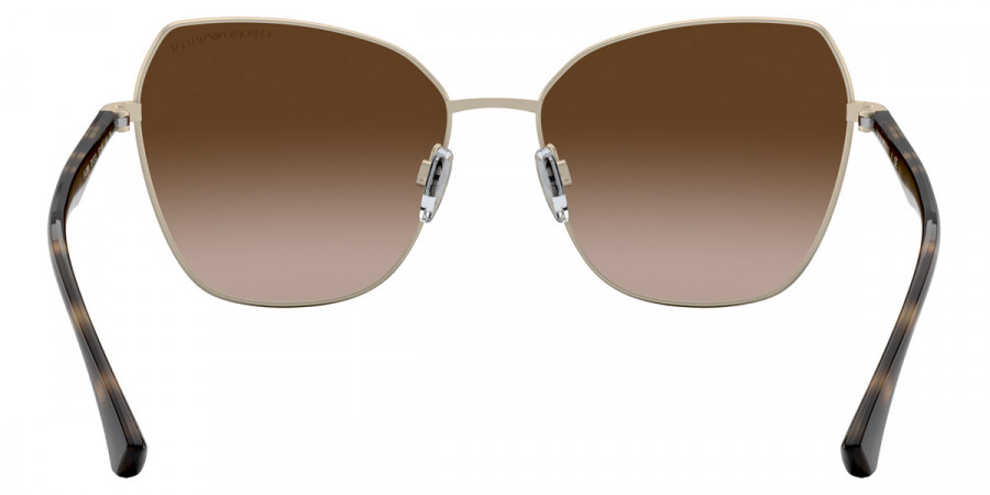 Color: Matte Brown & Pale Gold (331713) - Emporio Armani EA209533171357