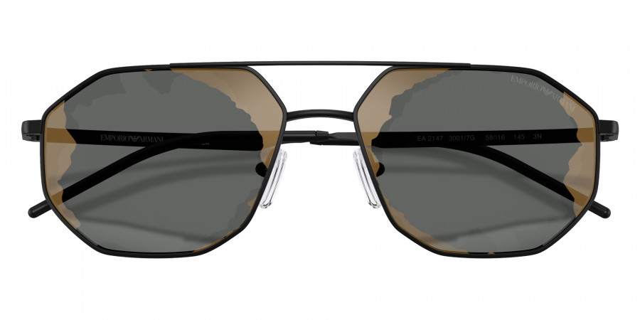 Color: Matte Black (30017G) - EMPORIO ARMANI EA214730017G58