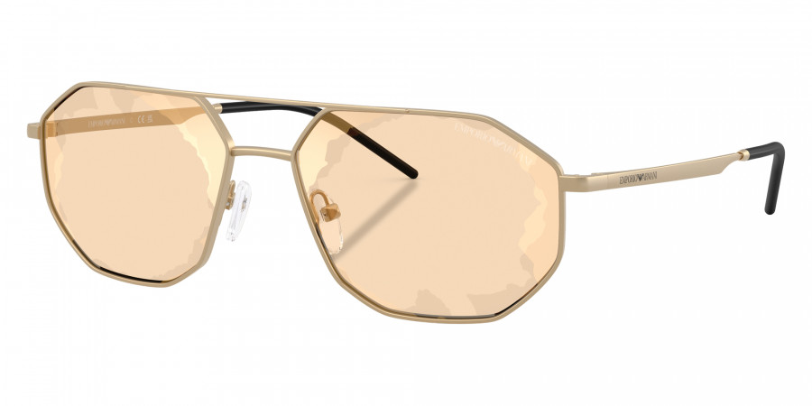 Color: Matte Pale Gold (30027L) - EMPORIO ARMANI EA214730027L58