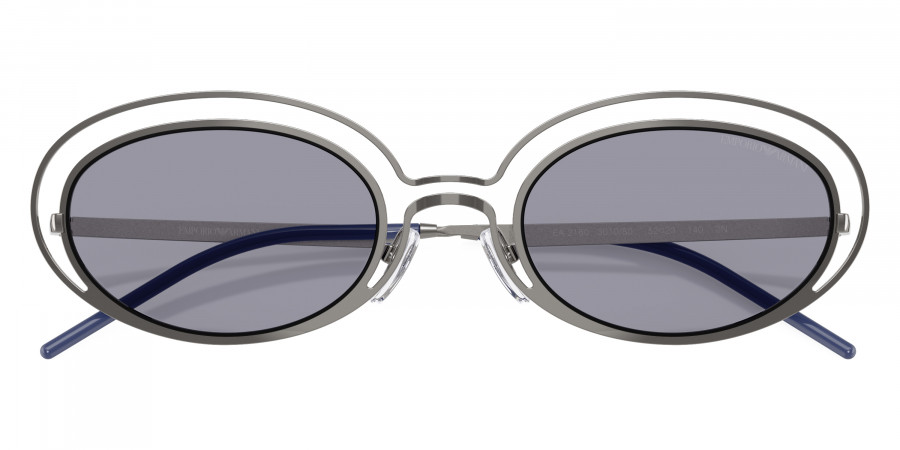 Color: Shiny Gunmetal (301080) - Emporio Armani EA216030108052