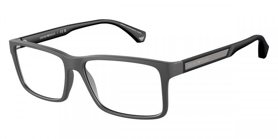 Color: Matte Dark Gray/Rubber Black (5126) - Emporio Armani EA3038512656