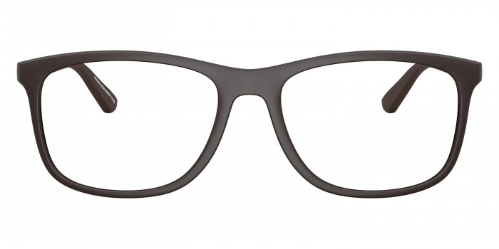EMPORIO ARMANI™ EA3247 6186 55 - Matte Dark Brown/Aluminium