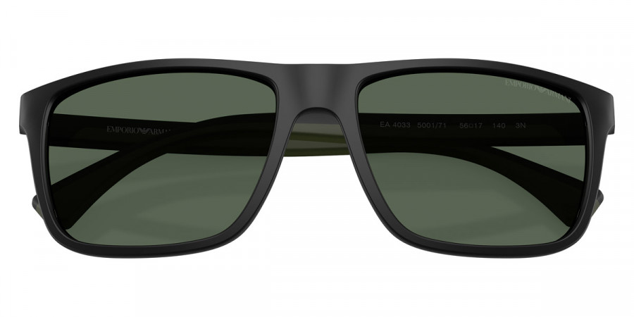 Color: Rubber Black/Rubber Green (500171) - Emporio Armani EA403350017156