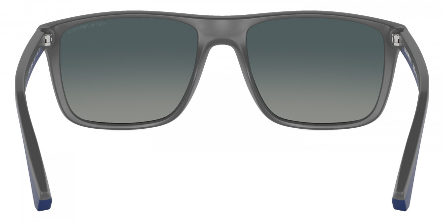 Color: Matte Gray/Blue (50604U) - Emporio Armani EA403350604U56