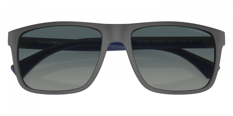 Color: Matte Gray/Blue (50604U) - Emporio Armani EA403350604U56