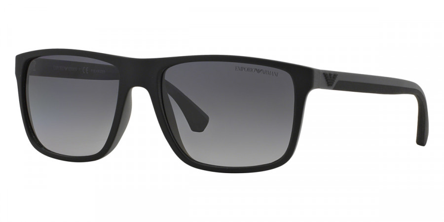 Color: Rubber Black & Gray (5229T3) - Emporio Armani EA40335229T356