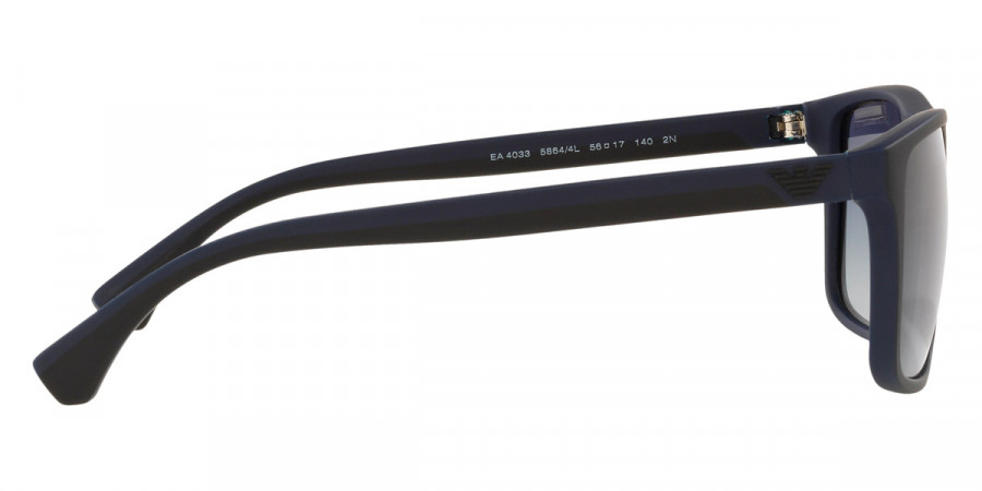 Color: Black/Rubber Blue (58644L) - Emporio Armani EA403358644L56