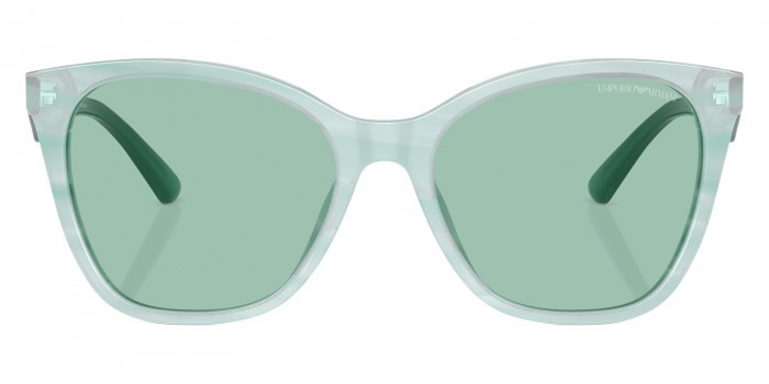 EMPORIO ARMANI™ EA4222U 611271 56 - Shiny Striped Green/Shiny Opaline Green