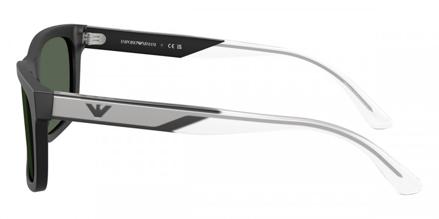 Color: Matte Top Black/Crystal (500171) - Emporio Armani EA422450017157