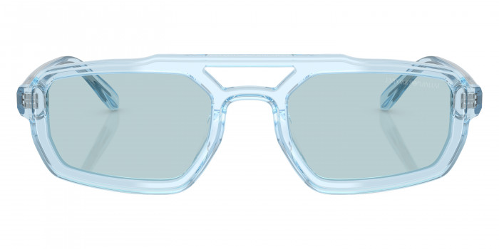 EMPORIO ARMANI™ EA4240U 6204/1 53 - Shiny Transparent Light Blue