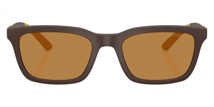EMPORIO ARMANI™ EA4249U 625893 55 - Matte Brown/Yellow Rubber