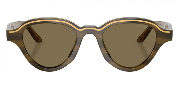 EMPORIO ARMANI™ EA4264U 633873 47 - Brown on Striped Beige