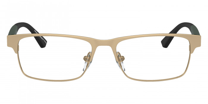 EMPORIO ARMANI™ EK1001 3002 47 - Matte Pale Gold/Matte Dark Green/Black
