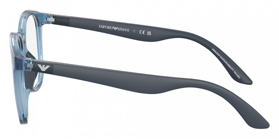 Color: Shiny Transparent Blue (6210) - EMPORIO ARMANI EK3004621047