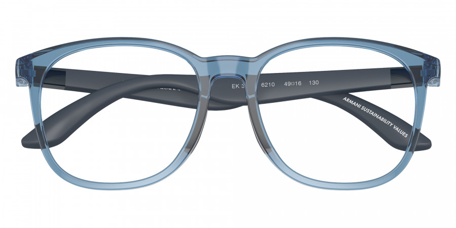 Color: Shiny Transparent Blue (6210) - EMPORIO ARMANI EK3004621047