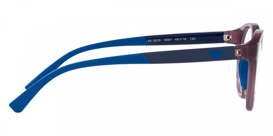 Color: Transparent Violet/Shiny Blue/Bluette (5897) - Emporio Armani EK3205589744