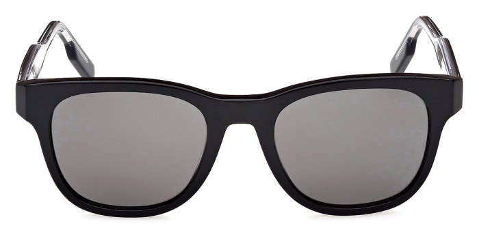 Ermenegildo Zegna™ EZ0222 01A 52 - Shiny Black/Road 232 Core Insertion