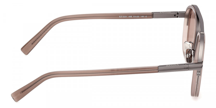 Color: Shiny Light Brown (45E) - Ermenegildo Zegna EZ023145E51