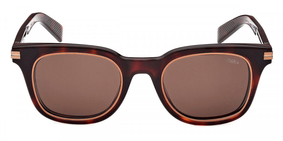 Ermenegildo Zegna™ EZ0238 54E 50 - Red Havana