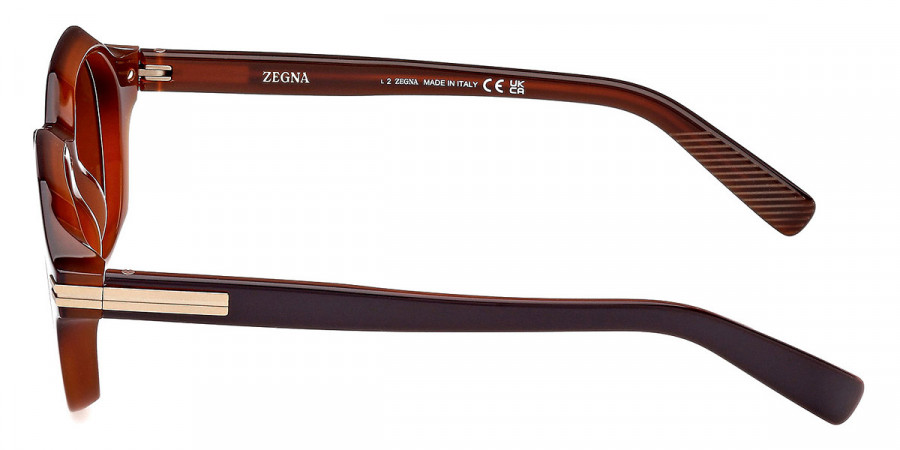 Color: Light Brown/Monocolor (50E) - Ermenegildo Zegna EZ025050E49