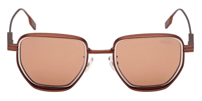 Ermenegildo Zegna™ EZ0256 38E 49 - Matte Dark Bronze