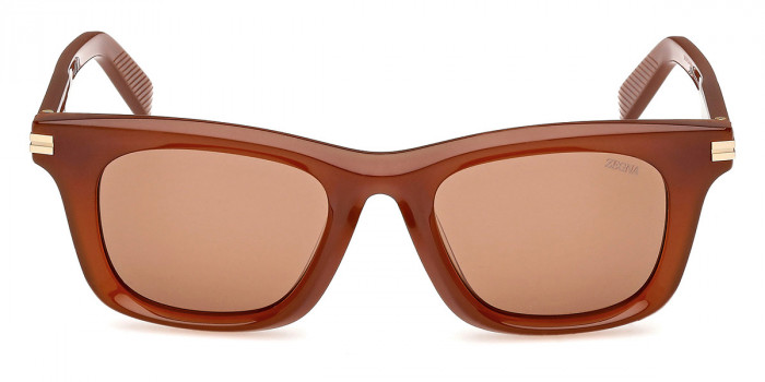 Ermenegildo Zegna™ EZ0270 45E 52 - Shiny Light Brown