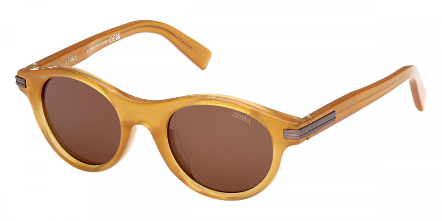 Color: Shiny Light Brown (45E) - Ermenegildo Zegna EZ027145E48