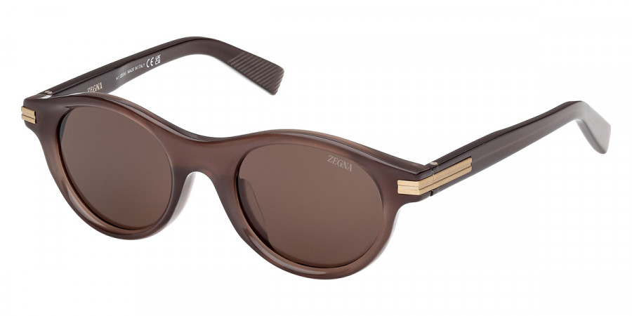 Color: Shiny Dark Brown (48E) - Ermenegildo Zegna EZ027148E48