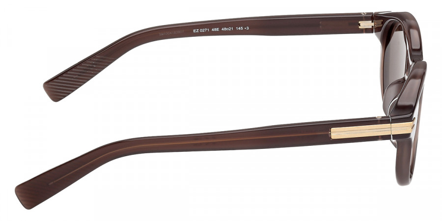 Color: Shiny Dark Brown (48E) - Ermenegildo Zegna EZ027148E48