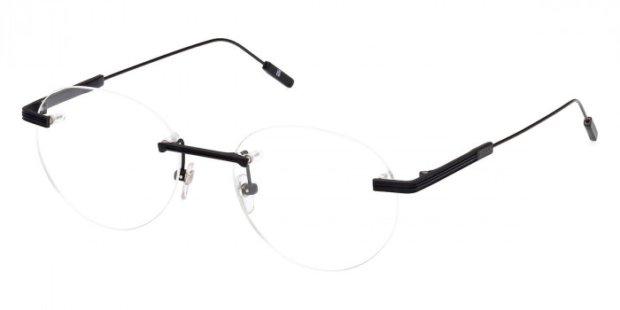 メガネ Zegna Titanium Rimless Round Eyewear EZ5263 H 008 Ermenegildo Zegna™ EZ5263-H Round Eyeglasses | EyeOns.com
