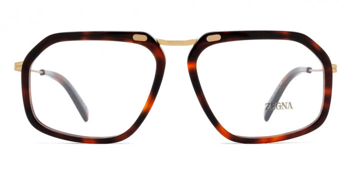 Ermenegildo Zegna™ EZ5271 054 56 - Red Havana/Shiny Pale Gold