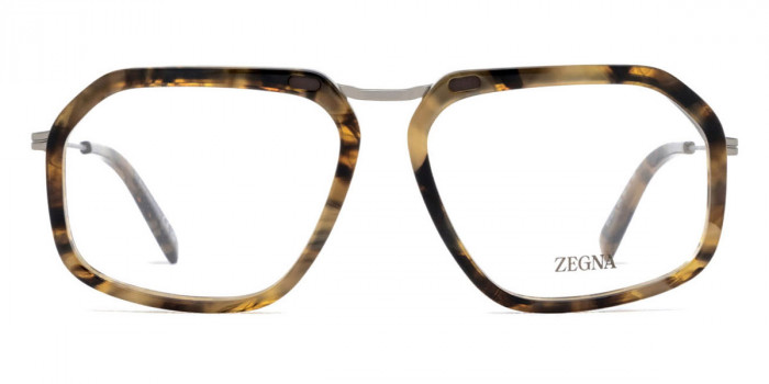 Ermenegildo Zegna™ EZ5271 056 56 - Havana/Striped/Shiny Gunmetal