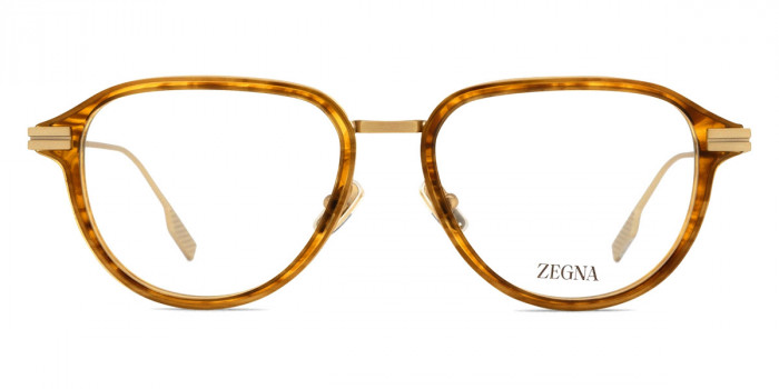 Ermenegildo Zegna™ EZ5298 047 53 - Light Brown/Striped/Matte Light Bronze
