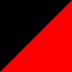 Black/Transparent Red
