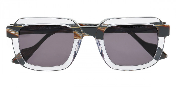 Face a Face™ BLANK 2 3303 51 - Gray Transparent