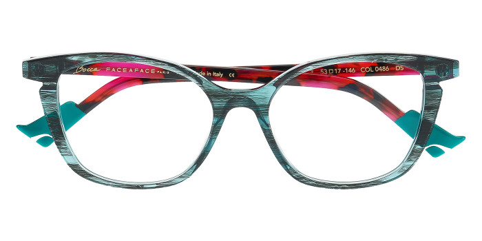 Face a Face™ BOCCA FAME 3 0486 53 - Black Blue Peacock