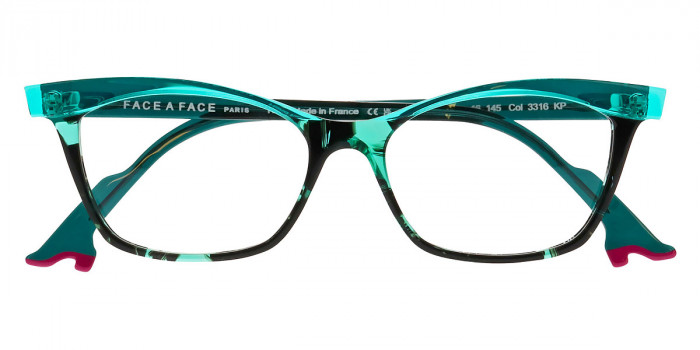 Face a Face™ BOCCA KAHLO 2 3316 53 - Diabolo Green Transparent
