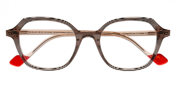 Face a Face™ DJUNE 2 4321 50 - Transparent Striped Amber
