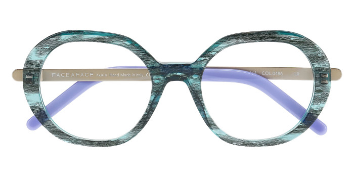 Face a Face™ DUNES 2 0486 52 - Black Blue Peacock