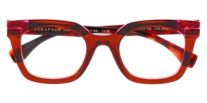 Face a Face™ FRIDAY 2 2692 50 - Transparent Caramel on Neon Pink