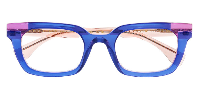 Face a Face™ FRIDAY 3 1915 51 - Top Blue Violet Pink Transparent