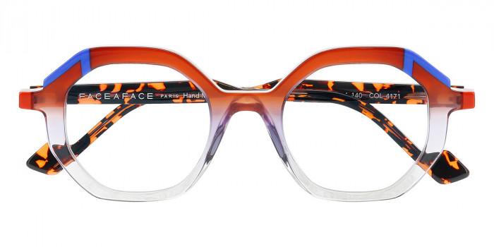 Face a Face™ GLIMPS 1 4171 46 - Gradient Brown Lilac Gray