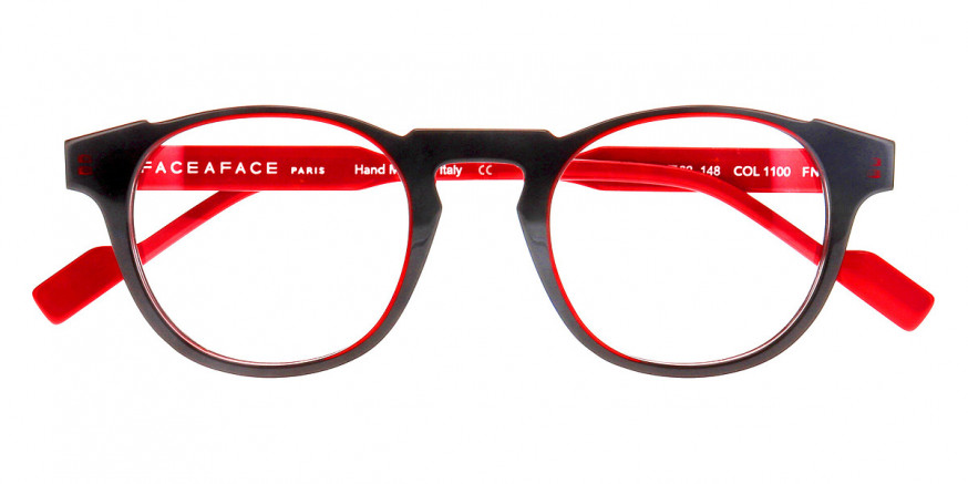 Face a Face™ GOTHAM 1 1100 48 - Red Transparent and Black