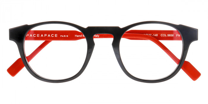 Face a Face™ GOTHAM 1 5656 48 - Mozaique Black and White to Orange Flash