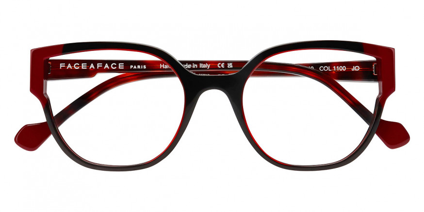Face a Face™ IPSSO 1 1100 50 - Red Transparent and Black