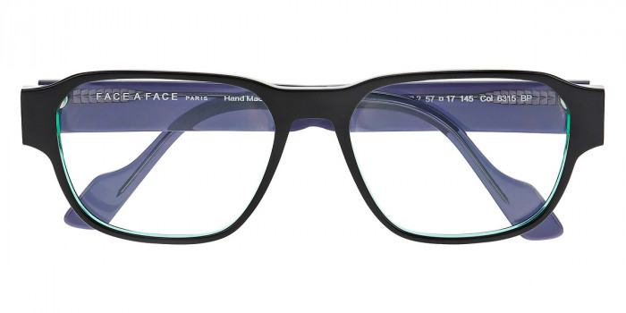 Face a Face™ JAMES 2 1088 57 - Green Transparent/Black