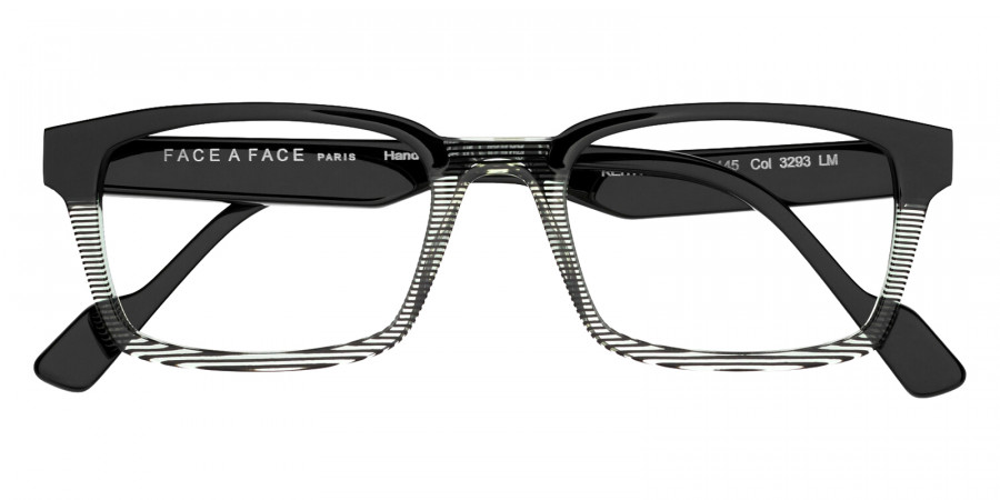 Face a Face™ KEITH 2 3293 51 - Transparent Stripped Green Horn